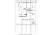 Log Style House Plan - 1 Beds 1 Baths 1040 Sq/Ft Plan #117-500 