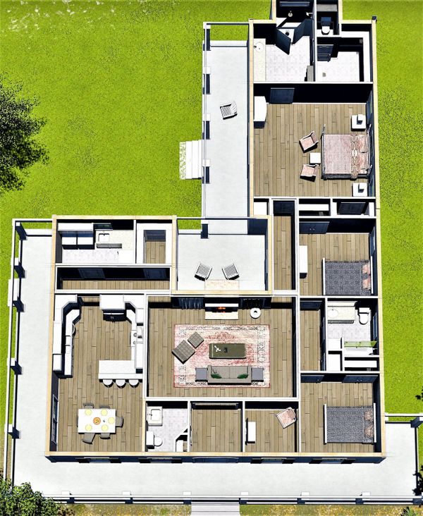 Southern Floor Plan - Other Floor Plan #44-237