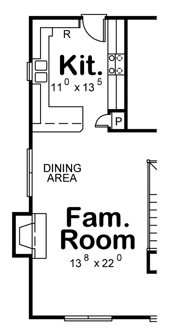 Craftsman Floor Plan - Other Floor Plan #20-2233