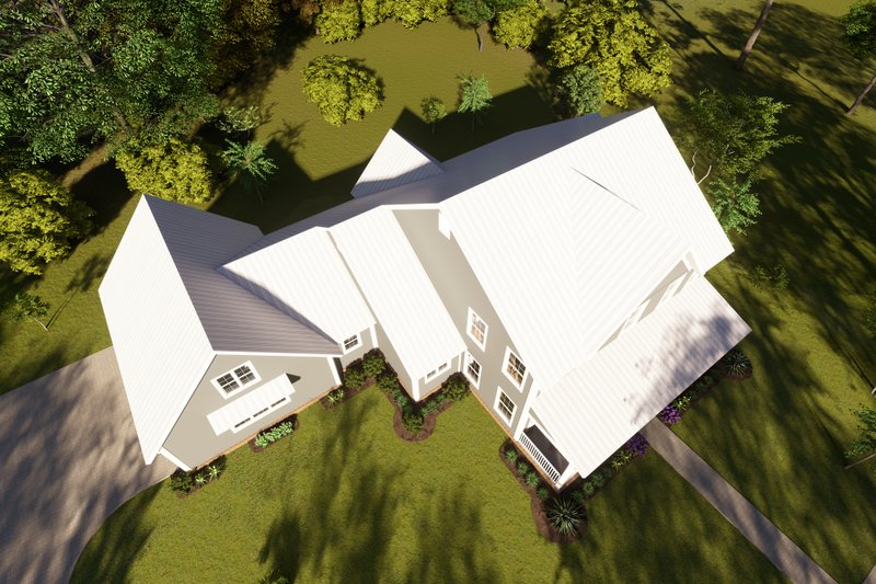 Dream House Plan - Exterior - Other Elevation 4 for Farmhouse House Plan #513-2206 - 4 bed, 4 bath