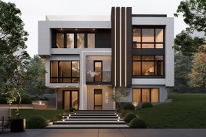 Modern Exterior - Rear Elevation Plan #1066-319