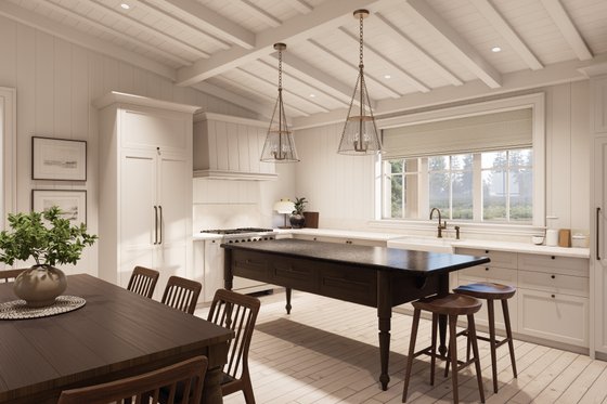 Interior - Dining Room for Farmhouse House Plan #1114-4 - 3 bed, 2 bath