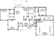 Country Style House Plan - 2 Beds 2.5 Baths 2874 Sq/Ft Plan #60-1020 