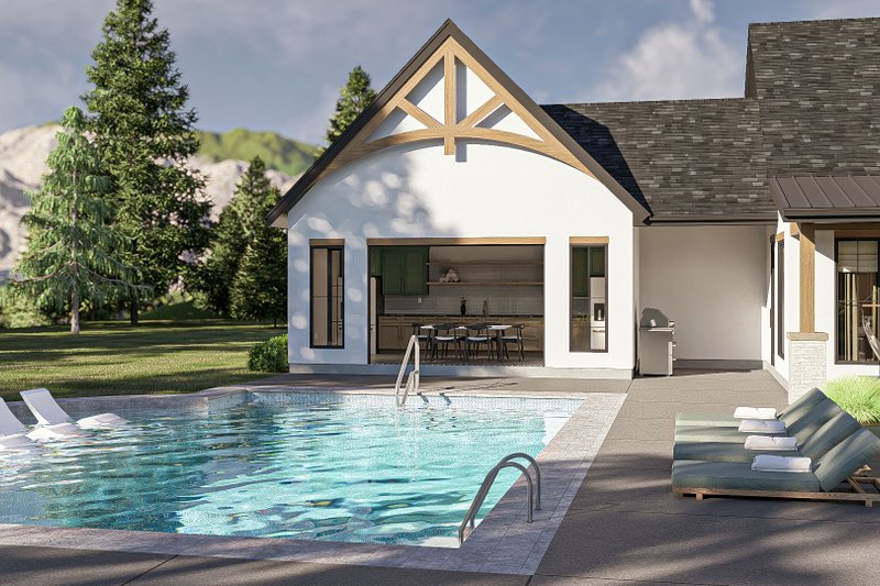 House Design - Exterior - Outdoor Living for Country House Plan #455-344 - 2 bed, 2 bath