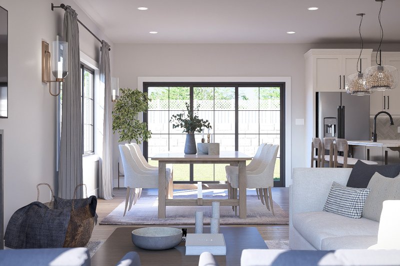 Architectural House Design - Interior - Family Room 1 for Traditional House Plan #455-741 - 3 bed, 2.5 bath