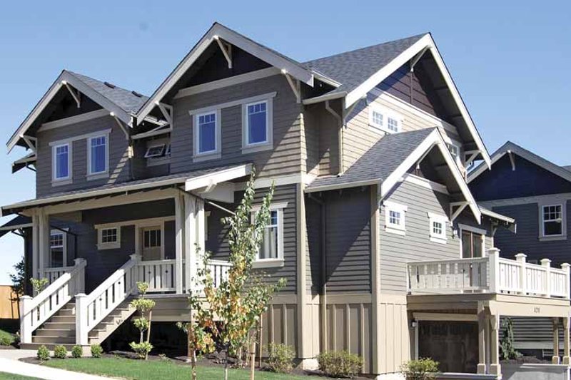 Dream House Plan - Exterior - Front Elevation 4 for Craftsman House Plan #895-67 - 4 bed, 3.5 bath