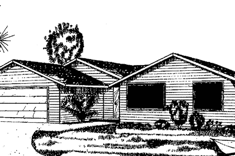 Dream House Plan - Contemporary Exterior - Front Elevation Plan #60-768