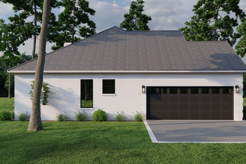 House Blueprint - Exterior - Other Elevation 1 for Traditional House Plan #17-1040 - 4 bed, 3 bath