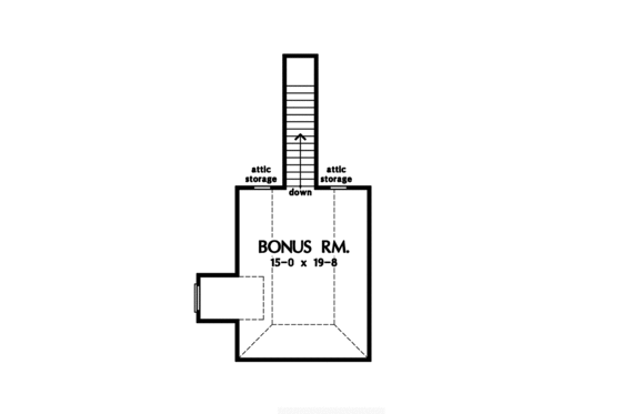 Floor Plan - Other Floor for European House Plan #929-890 - 3 bed, 2.5 bath