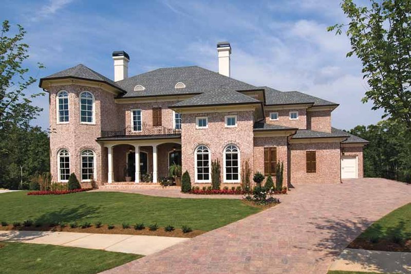Dream House Plan - Mediterranean Exterior - Front Elevation Plan #54-284