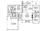Farmhouse Style House Plan - 3 Beds 2.5 Baths 2000 Sq/Ft Plan #21-514 