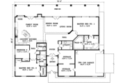 Adobe / Southwestern Style House Plan - 3 Beds 3 Baths 2915 Sq/Ft Plan #1-1034 