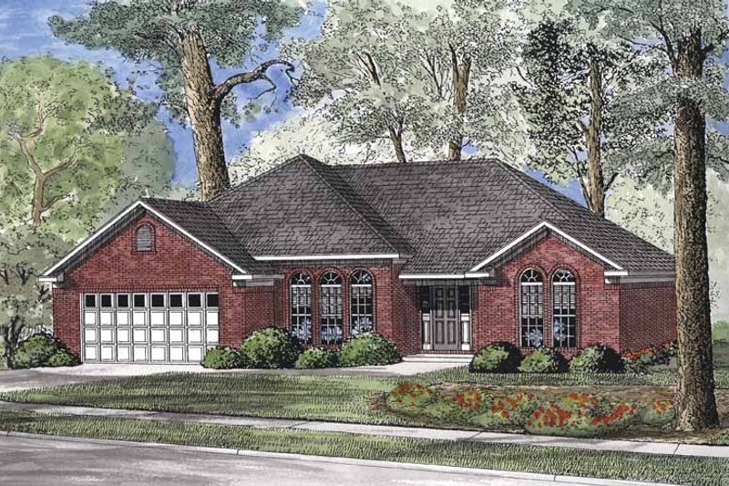 Home Plan - Traditional Exterior - Front Elevation Plan #17-2897
