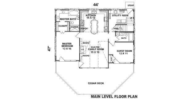 Floor Plan - Main Floor Plan #81-170