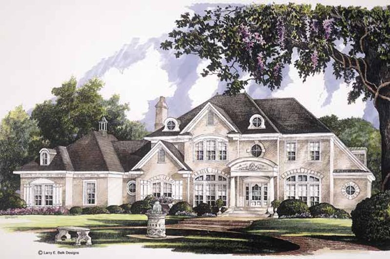 House Blueprint - Classical Exterior - Front Elevation Plan #952-247