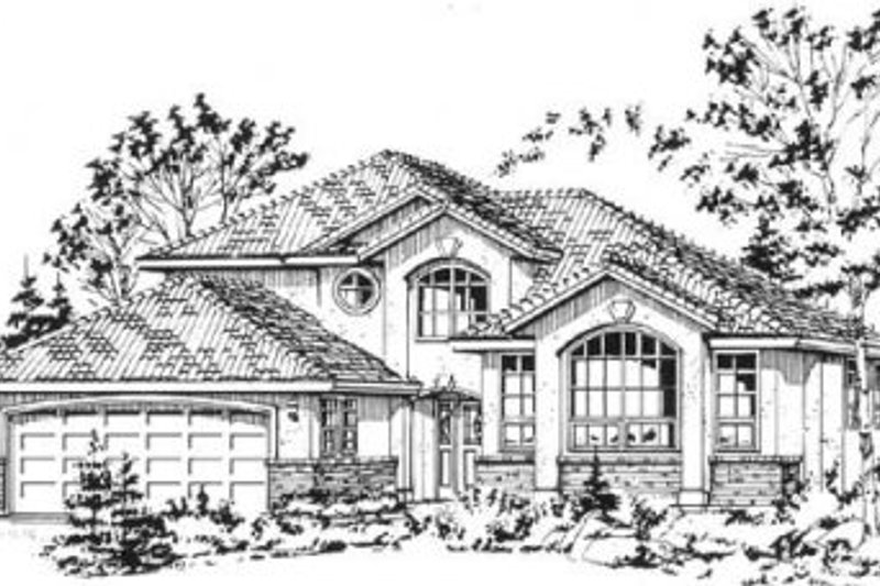 House Design - European Exterior - Front Elevation Plan #18-9530
