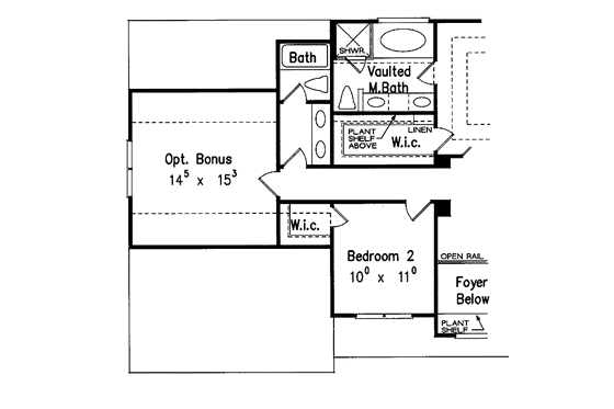 Floor Plan - Other Floor for Country House Plan #927-89 - 4 bed, 3 bath