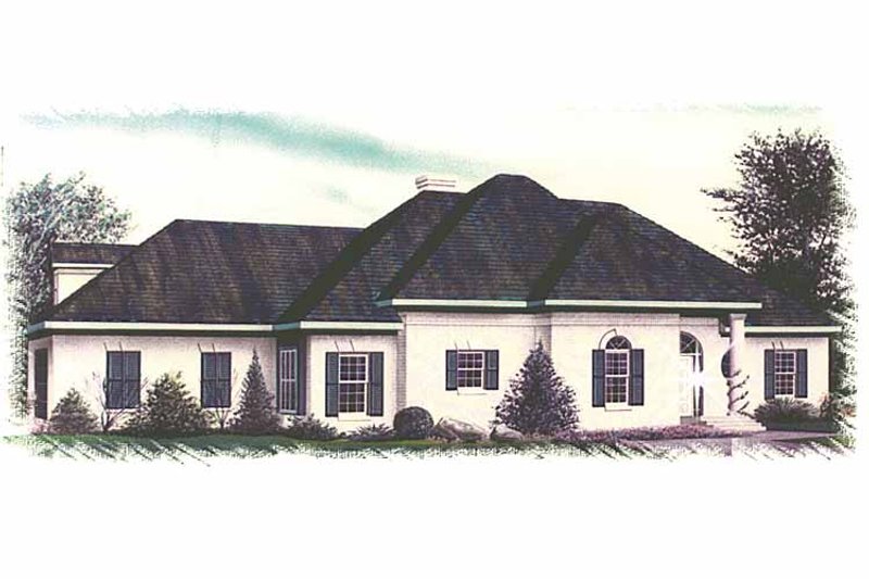 House Plan Design - Country Exterior - Front Elevation Plan #15-321