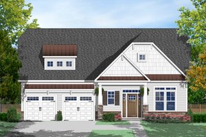 Country Exterior - Front Elevation Plan #1053-87