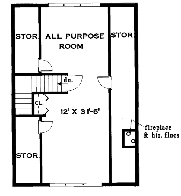 Home Plan - Country Floor Plan - Upper Floor Plan #456-64