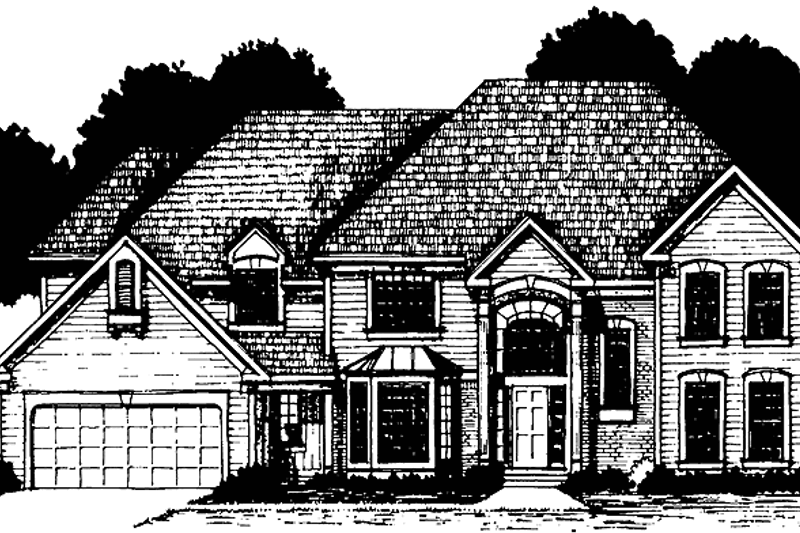 Dream House Plan - Traditional Exterior - Front Elevation Plan #328-214