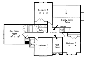 Floor Plan - Upper Floor for Country House Plan #927-565 - 4 bed, 2.5 bath