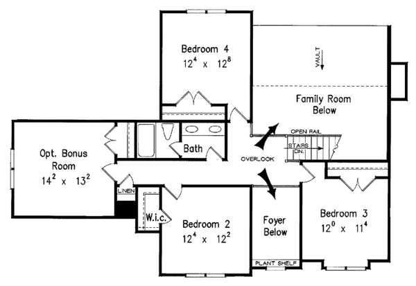 Architectural House Design - Country Floor Plan - Upper Floor Plan #927-565