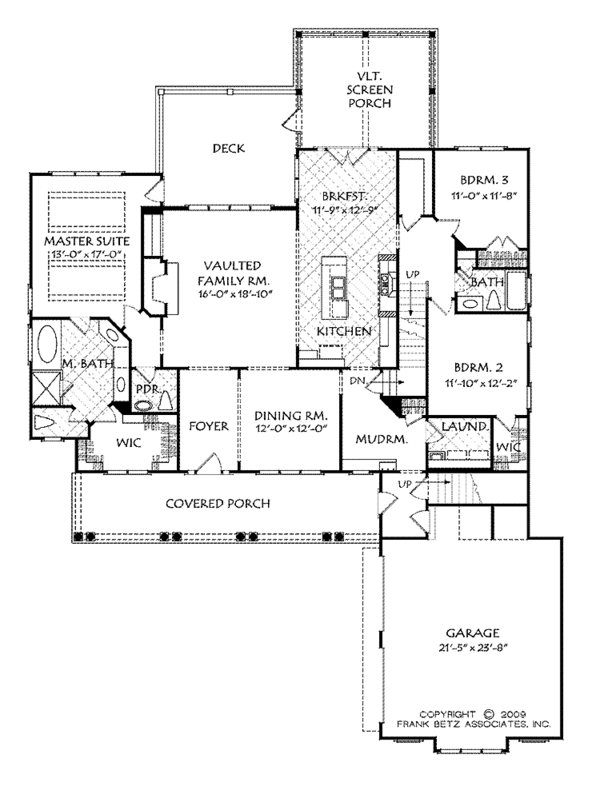 Home Plan - Country Floor Plan - Main Floor Plan #927-942