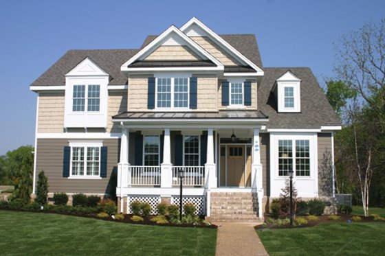 Exterior - Front Elevation 3 for Country House Plan #927-631 - 5 bed, 3 bath