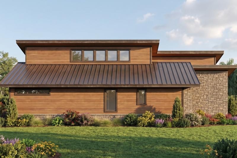 House Plan Design - Exterior - Other Elevation for Modern House Plan #923-518 - 3 bed, 2 bath