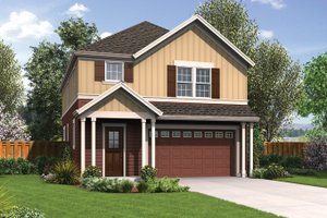 Traditional Exterior - Front Elevation Plan #48-912