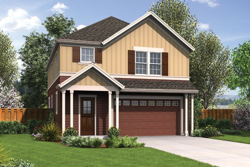 Architectural House Design - Traditional Exterior - Front Elevation Plan #48-912