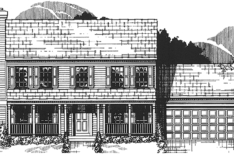 Dream House Plan - Country Exterior - Front Elevation Plan #953-4