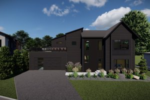 Contemporary Exterior - Front Elevation Plan #1075-15
