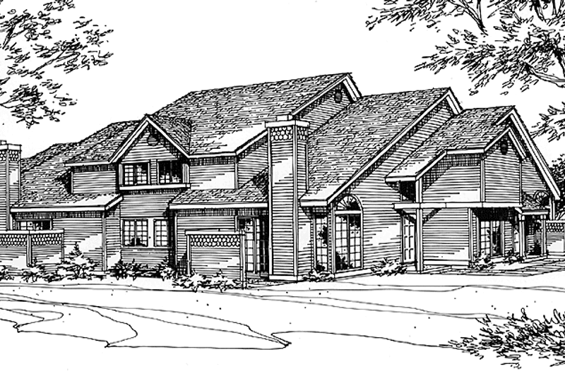 Home Plan - Prairie Exterior - Front Elevation Plan #320-1153