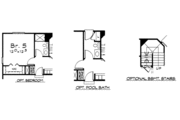 European Style House Plan - 4 Beds 3.5 Baths 3060 Sq/Ft Plan #20-2117 