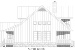 Exterior - Other Elevation 1 for Farmhouse House Plan #932-394 - 3 bed, 2.5 bath