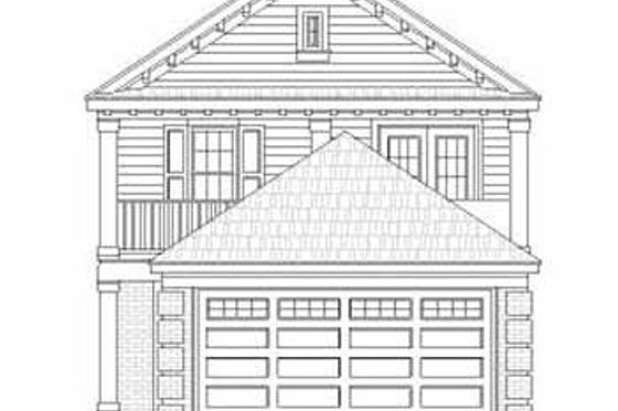 Exterior - Other Elevation for Southern House Plan #81-156 - 3 bed, 2.5 bath