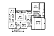 Farmhouse Style House Plan - 3 Beds 2 Baths 2056 Sq/Ft Plan #16-165 