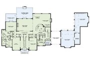 European Style House Plan - 4 Beds 4.5 Baths 6674 Sq/Ft Plan #17-2570 