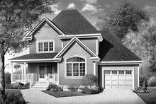 Country Style House Plan - 3 Beds 2 Baths 1432 Sq/Ft Plan #23-2346