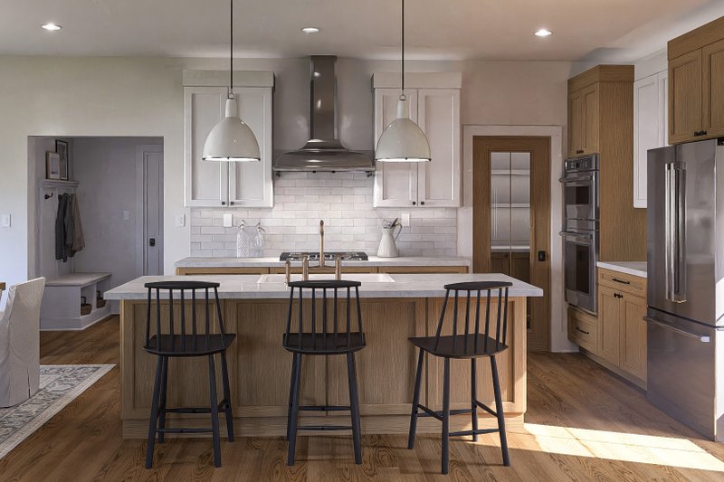 Home Plan - Interior - Kitchen for Farmhouse House Plan #455-812 - 3 bed, 3 bath