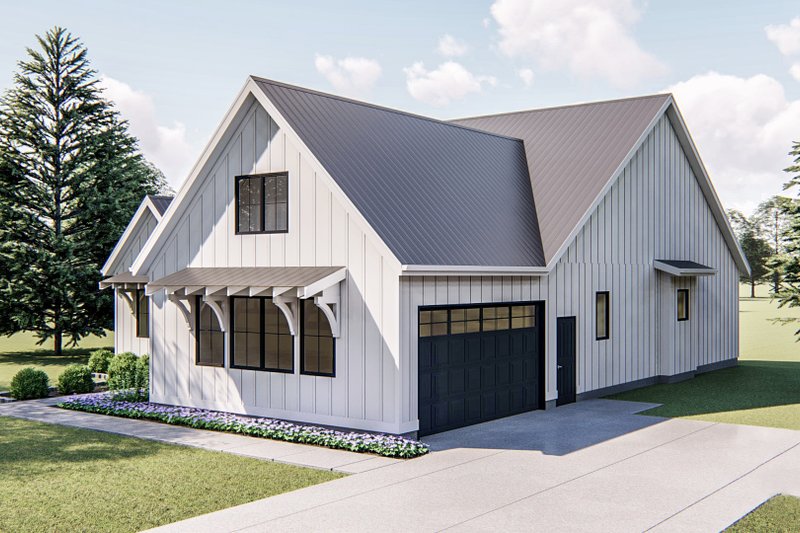 Architectural House Design - Exterior - Other Elevation for Farmhouse House Plan #455-216 - 3 bed, 2 bath