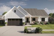 Farmhouse Style House Plan - 3 Beds 2 Baths 1751 Sq/Ft Plan #455-563 