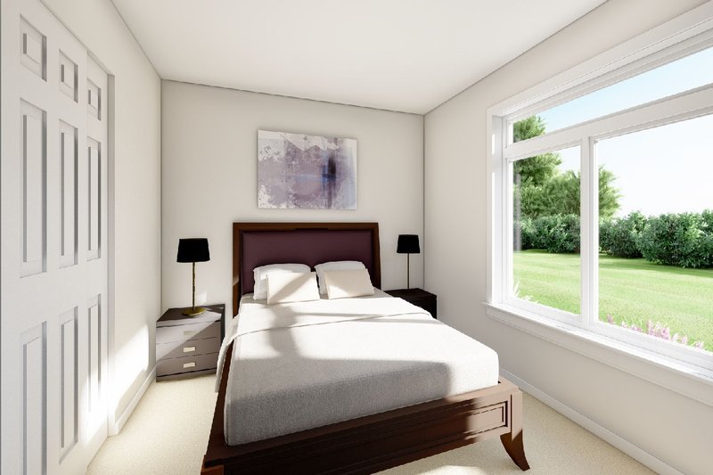 Architectural House Design - Interior - Bedroom for Contemporary House Plan #126-249 - 2 bed, 2 bath