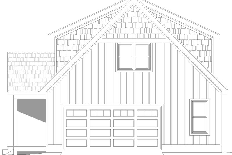 House Plan Design - Exterior - Other Elevation for Cabin House Plan #932-604 - 3 bed, 2.5 bath
