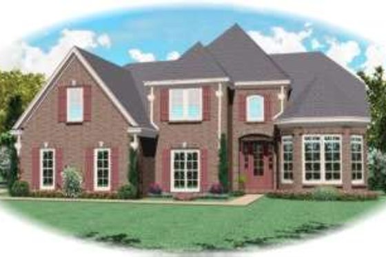 Exterior - Front Elevation for Traditional House Plan #81-970 - 4 bed, 3 bath