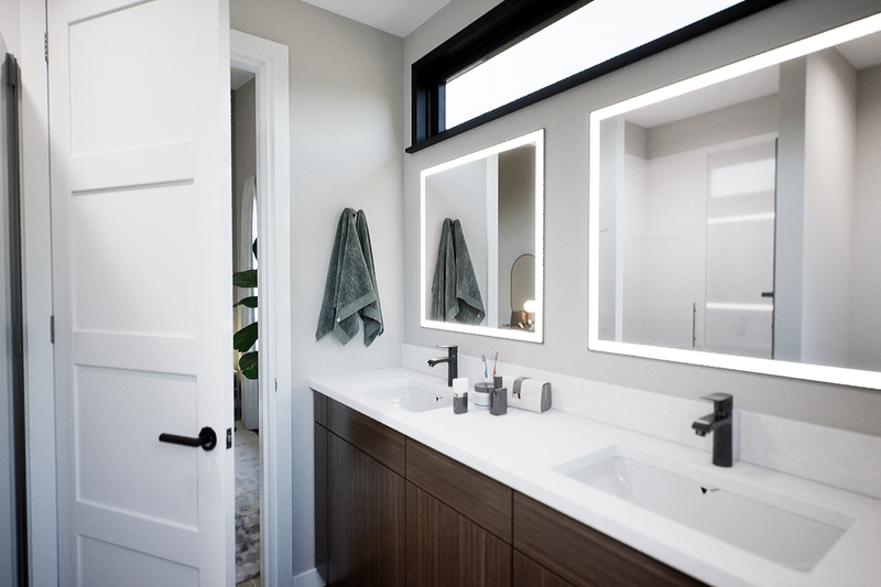 House Blueprint - Interior - Master Bathroom for Contemporary House Plan #48-1217 - 3 bed, 2 bath