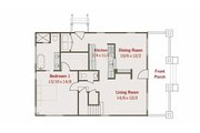Craftsman Style House Plan - 3 Beds 2.5 Baths 1522 Sq/Ft Plan #461-19 