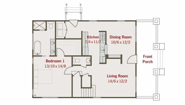 Craftsman Floor Plan - Other Floor Plan #461-19